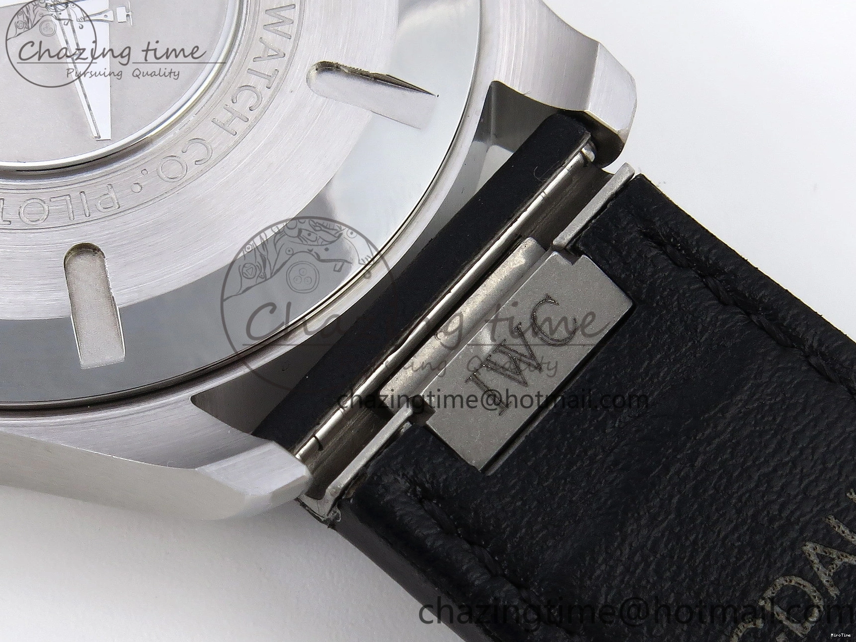 MIROTIME 0329 Pilot Mark XX IW328201 ZF 1:1 Best Edition Black Dial on Black Leather Strap A Affordable 7028